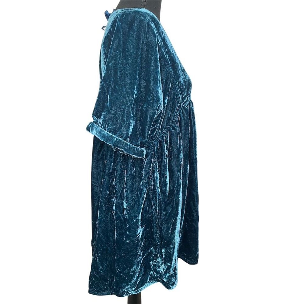 Free People Ivy Velvet Mini Dress Size Small $98 EUC - Picture 4 of 12